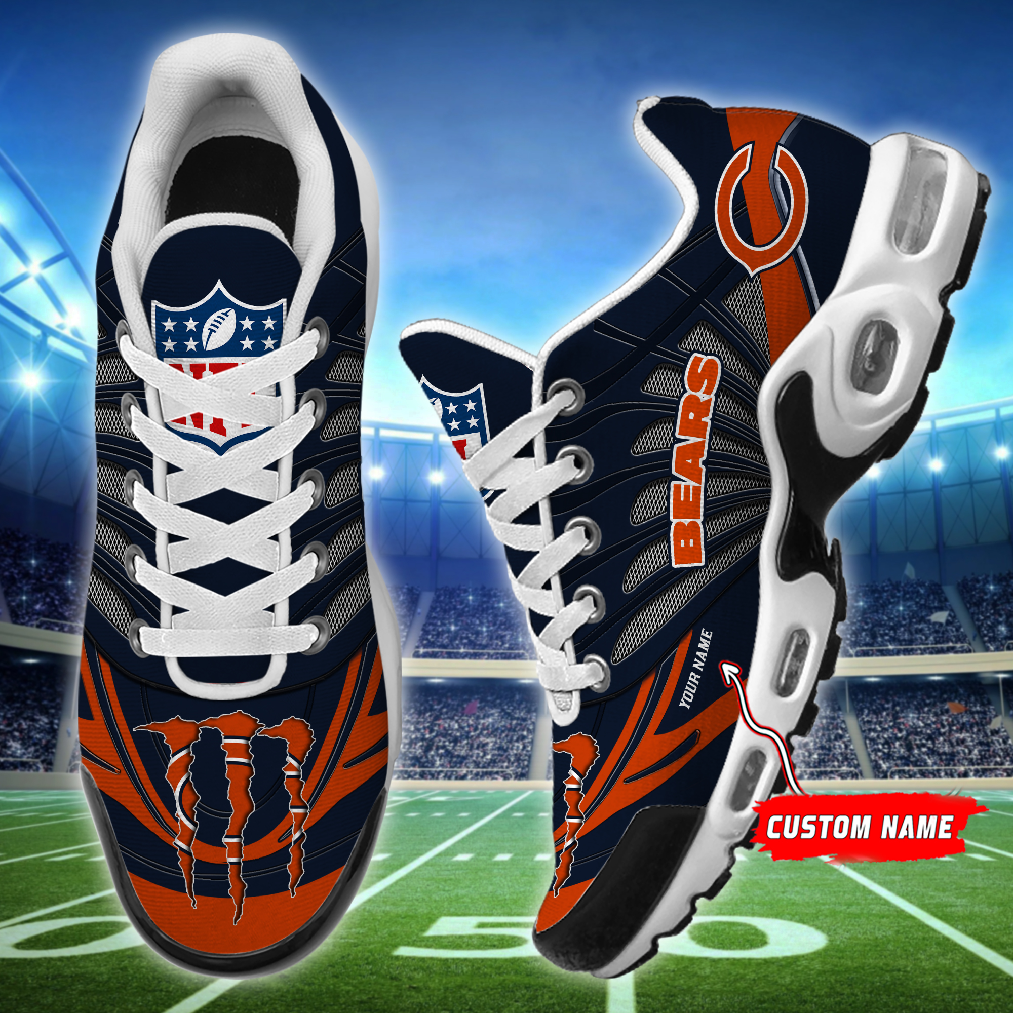 Chicago Bears-NFL TN H56 Sport Shoes Perfect Gift-SP11082338ID02