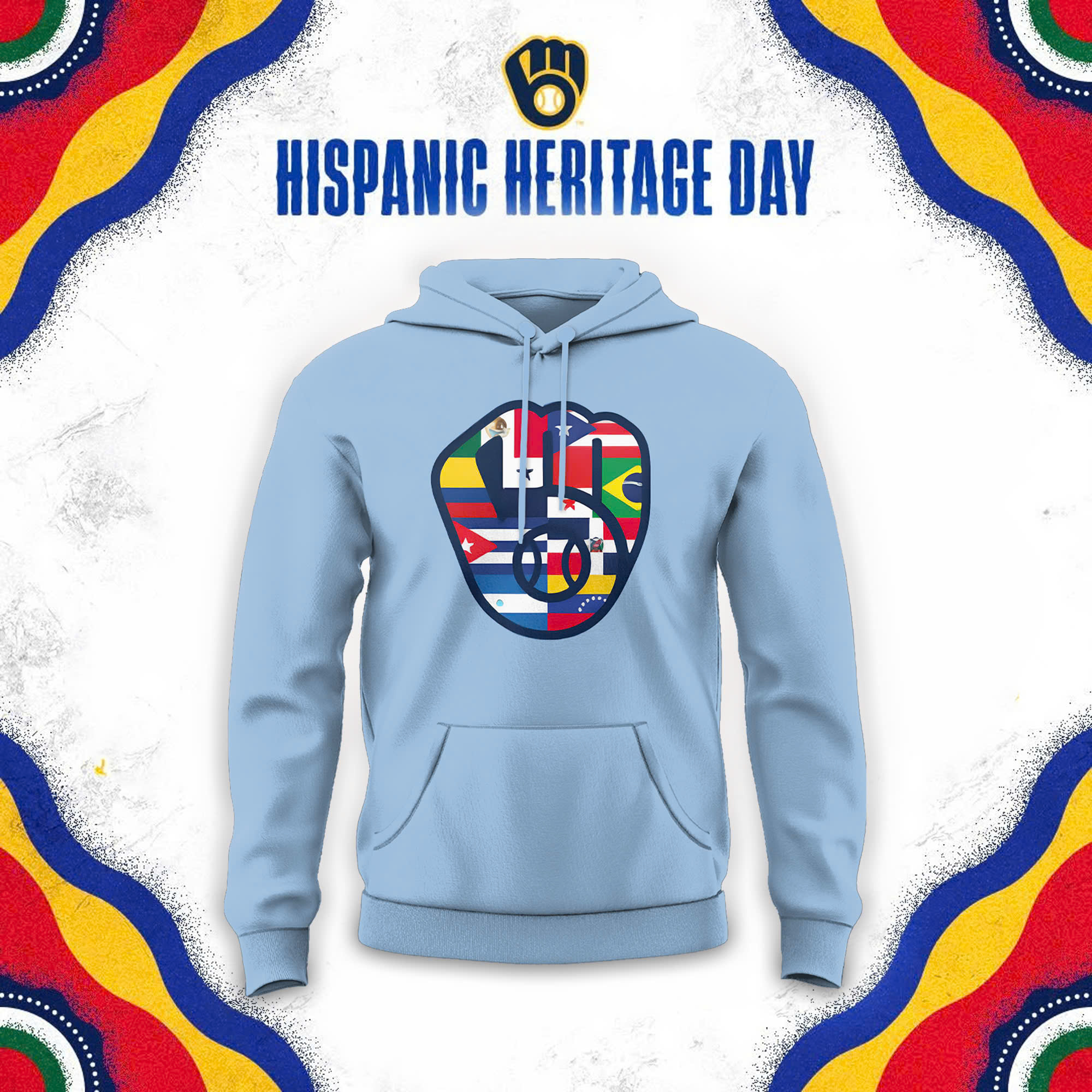 Milwaukee Brewers Hispanic Heritage Hoodie