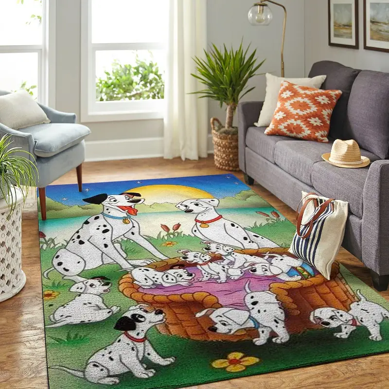 101 Dalmatians Disney Movie Living Room Area No5564 Rug