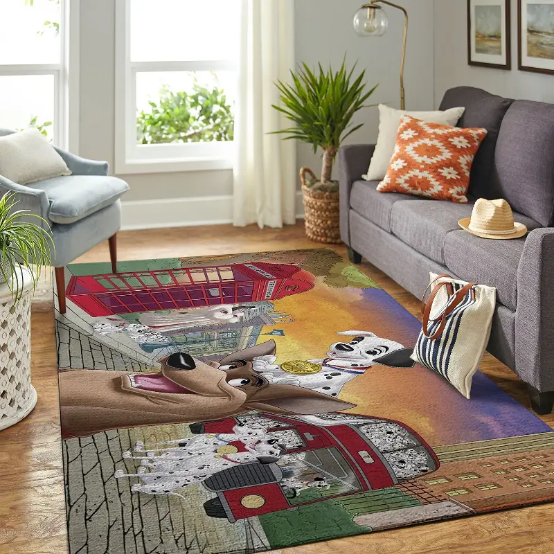 101 Dalmatians Disney Movie Living Room Area No6560 Rug