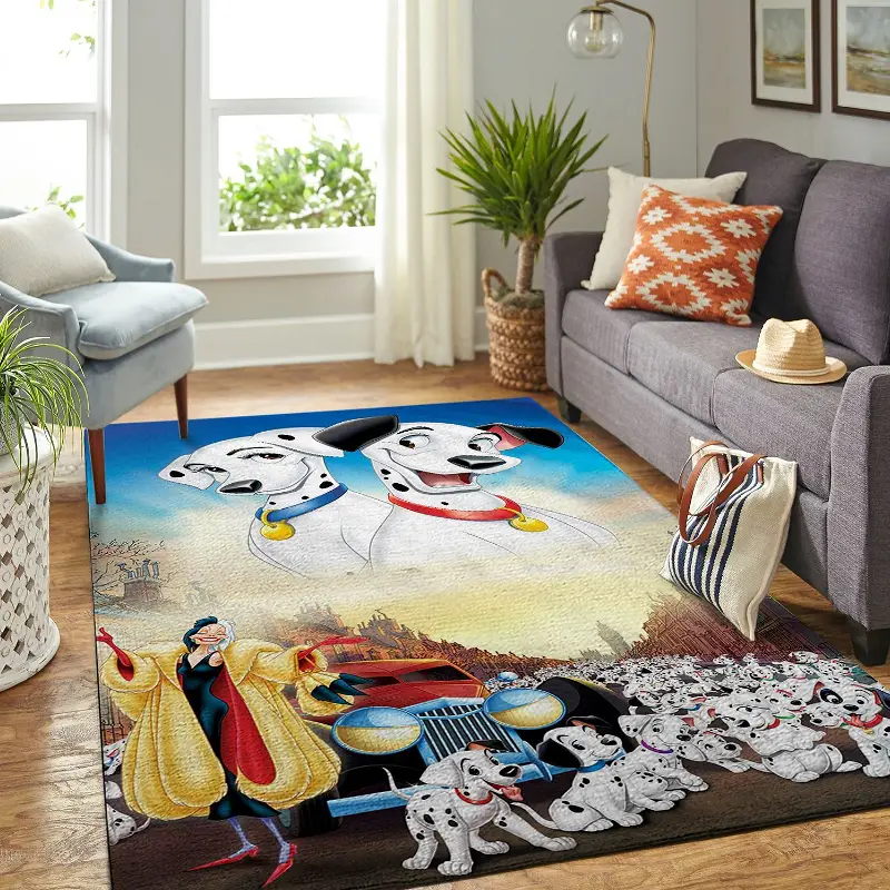 101 Dalmatians Disney Movie Living Room Area No6561 Rug
