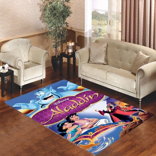 Aladdin Disney Area Rug Carpet - Custom Size And Prin