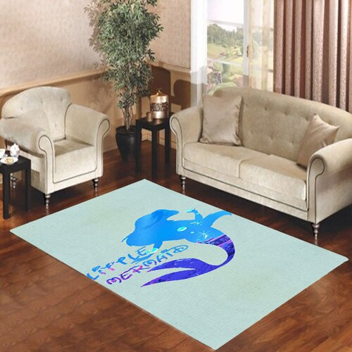 Ariel Quote Little Mermaid Disney Area Rug Carpet - Custom Size And Printing