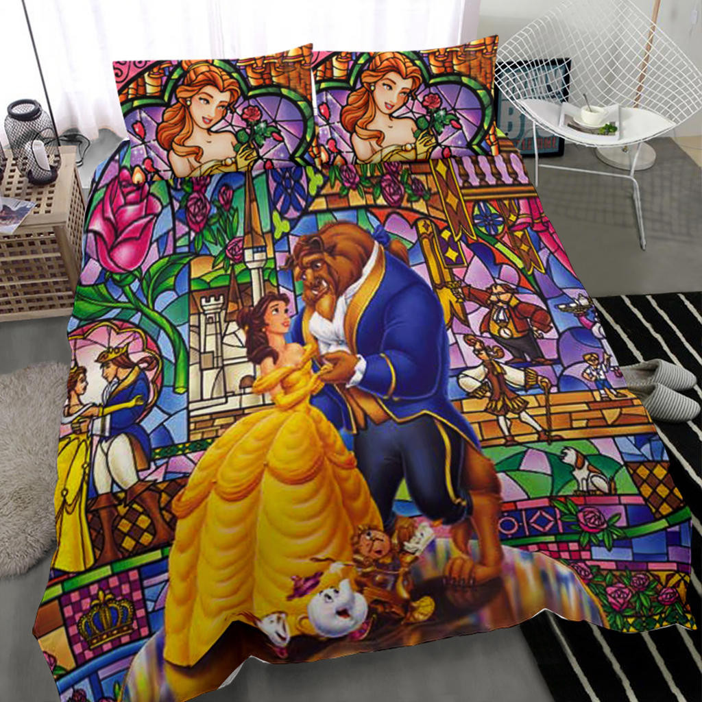 Beauty And The Beast Bedding Set - Princess Disney - Disney Gift