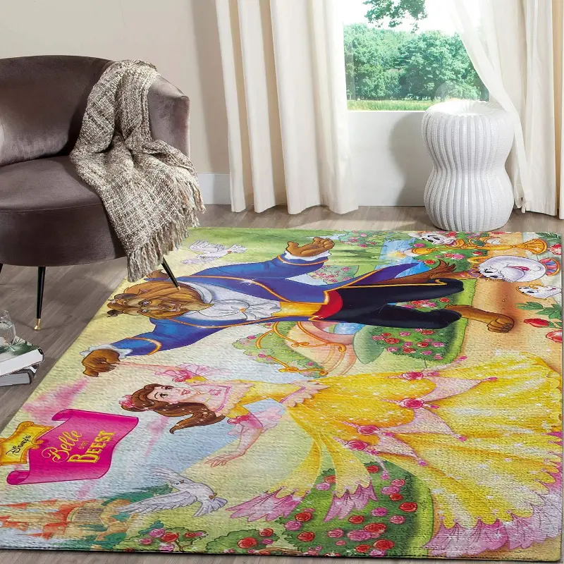 Beauty And The Beast Disney Princess Area Limited Edition Sku 266431 Rug