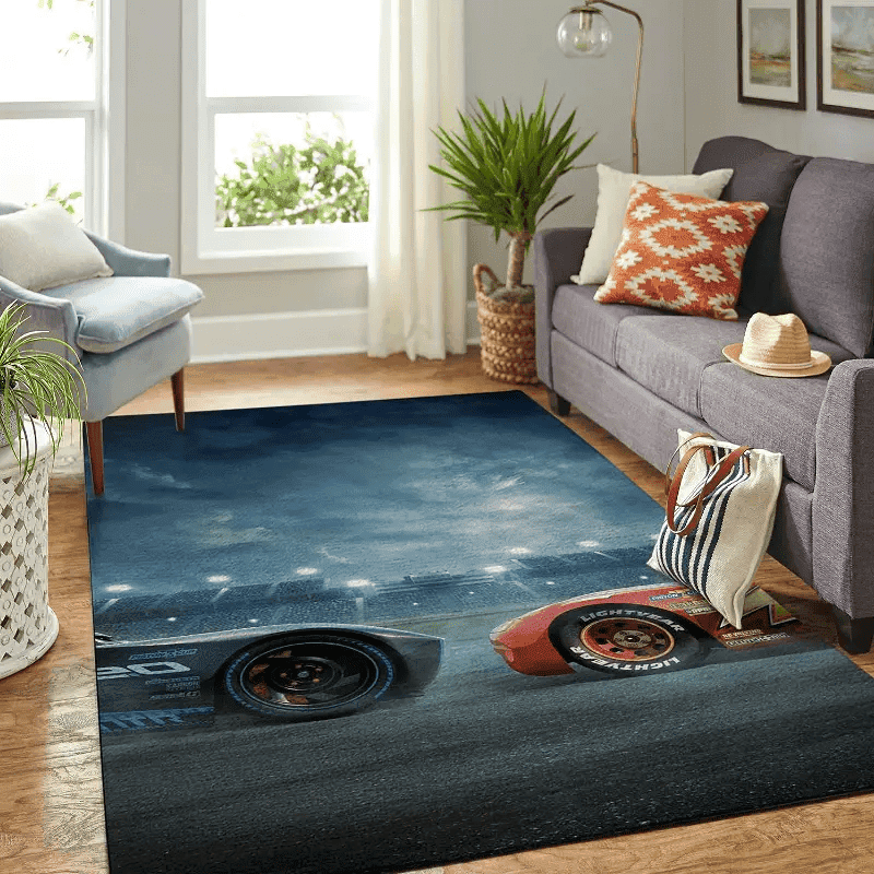 Cars-disney Movie Living Room Area No5799 Rug