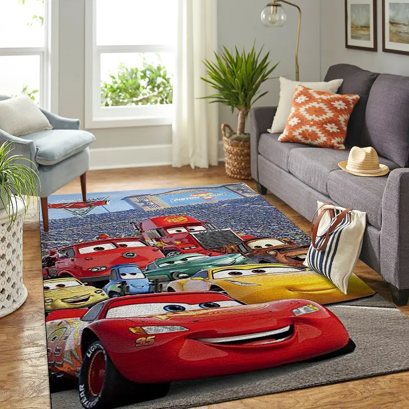 Cars-disney Movie Living Room Area No5800 Rug