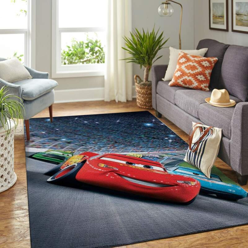 Cars-disney Movie Living Room Area Rug