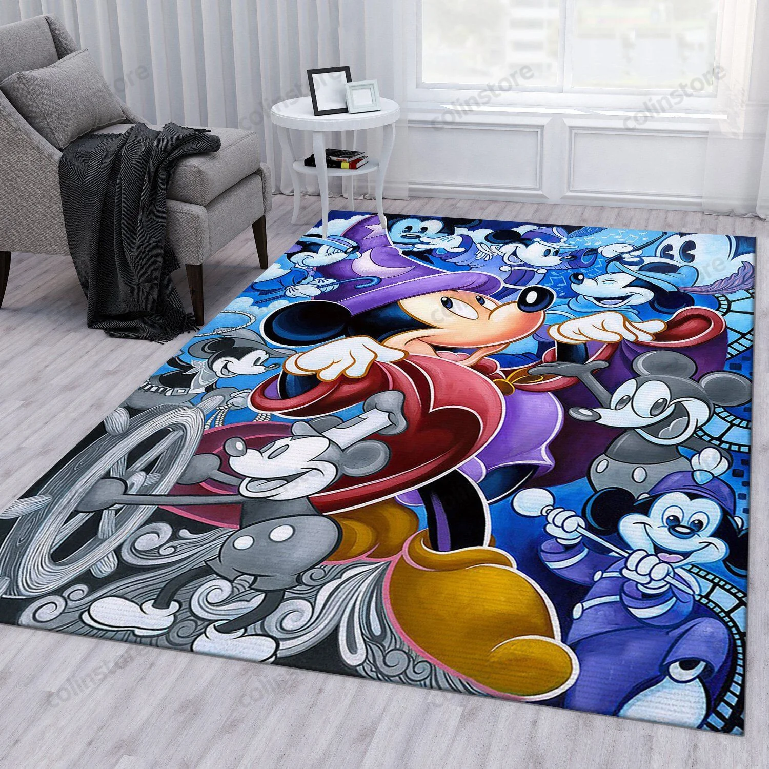 Celebrate Mickey Disney Area Area Rug Carpet