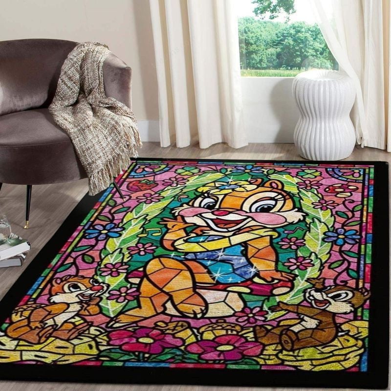 Chipmunks Disney 1 Area Rug Carpet Living Room And Bedroom Rug Family Gift Us Decor
