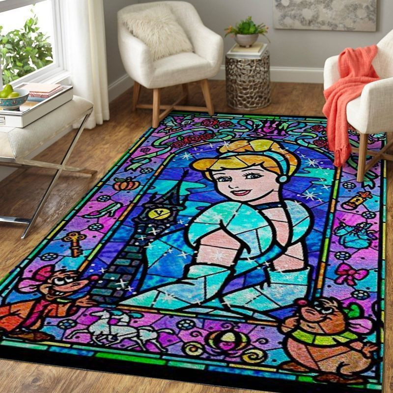 Cinderella Disney Princess Area Rug Living Room And Bed Room Rug Gift Us Decor