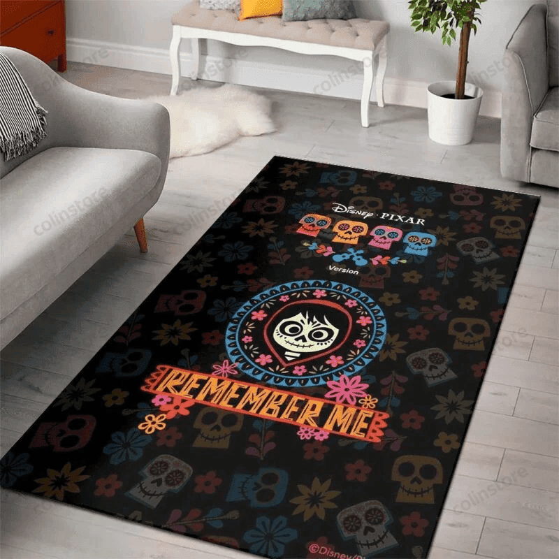 Coco Day Of The Dead Disney Carpet Area Rug