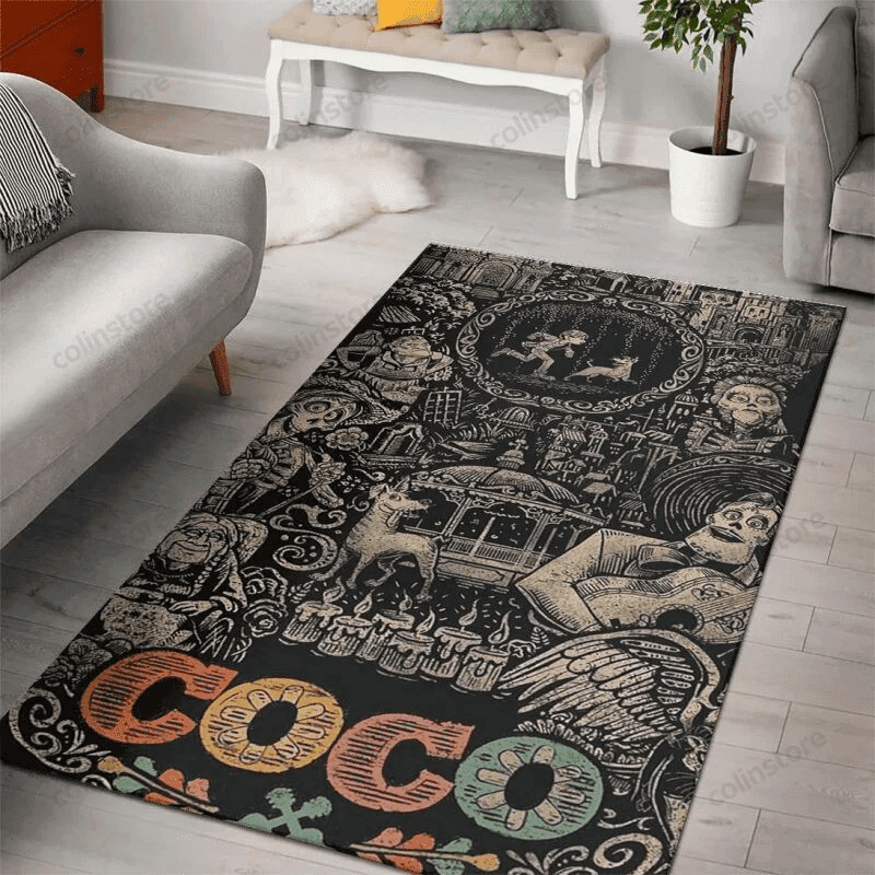 Coco Disney Area Area Rug Carpet For Bedroom