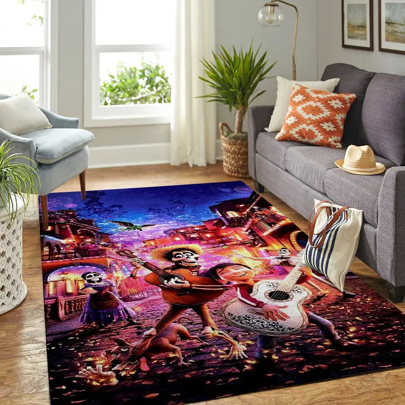 Coco Disney Movie Living Room Area No5851 Rug