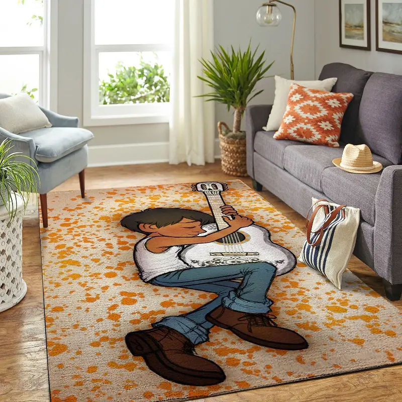 Coco Disney Movie Living Room Area No5854 Rug