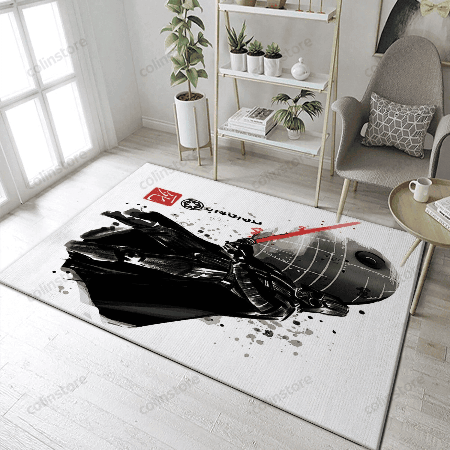 Dart Fener Kanji Disney Area Rug Kitchen Rug Floor Decor