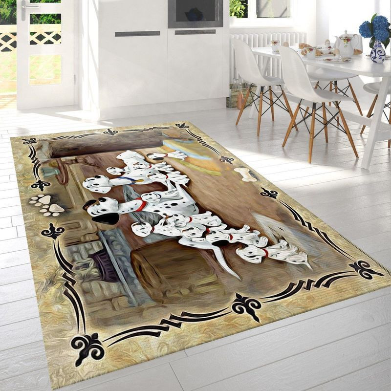 Disney 101 Dalmatians  Area Rug Living Room And Bed Room Rug Gift Us Decor