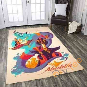Disney Aladdin Area Rug - Custom Size And Prin