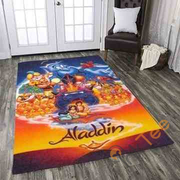 Disney Aladdin Area Rug - Custom Size And Prin
