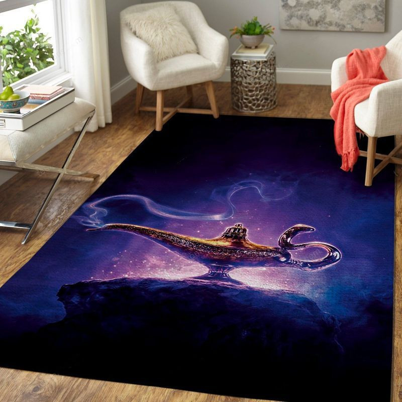 Disney Aladdin Genie Lamp 2 Area Rug Living Room And Bedroom Rug Us Gift Decor