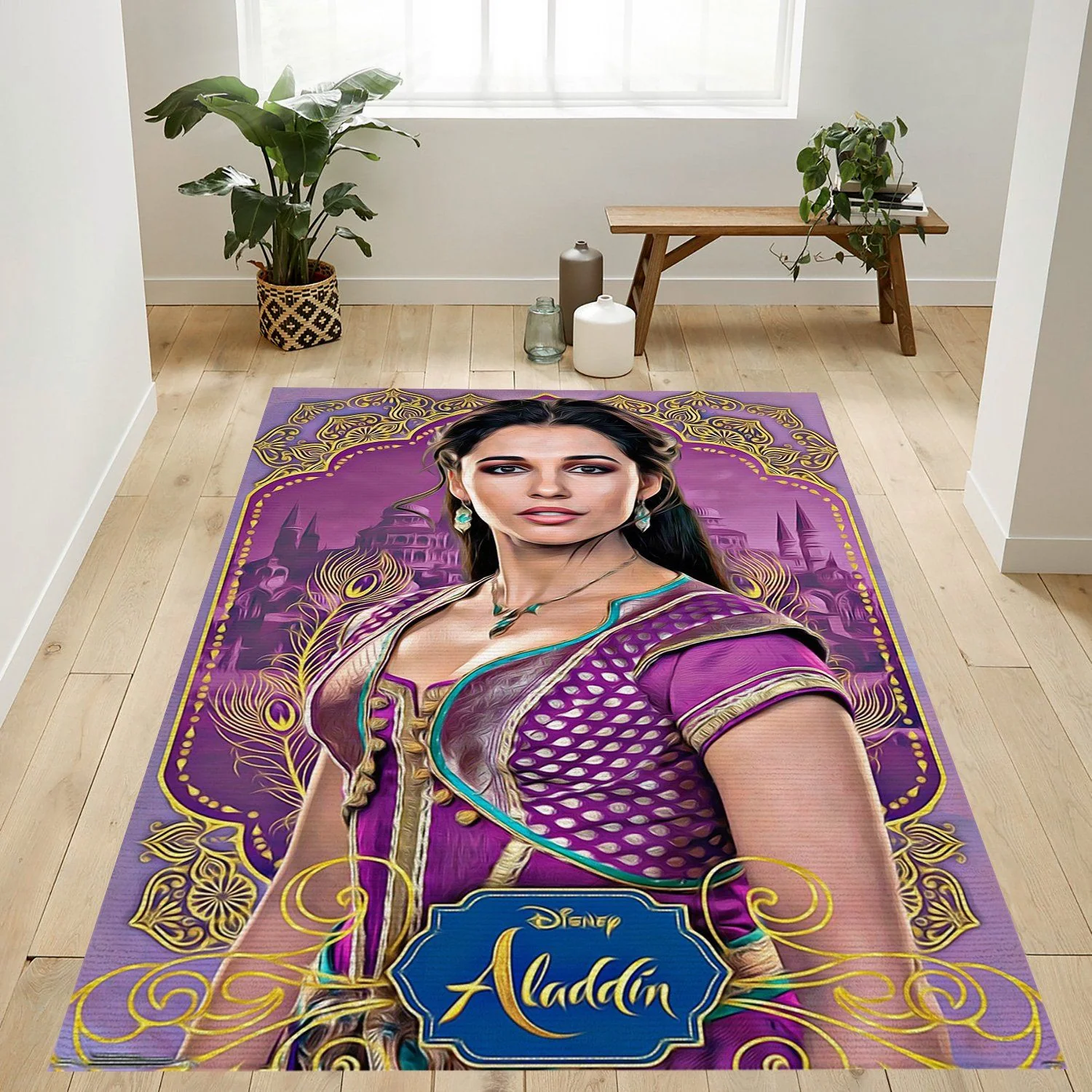Disney Aladdin Jasmine Rug Custom Size And Printing