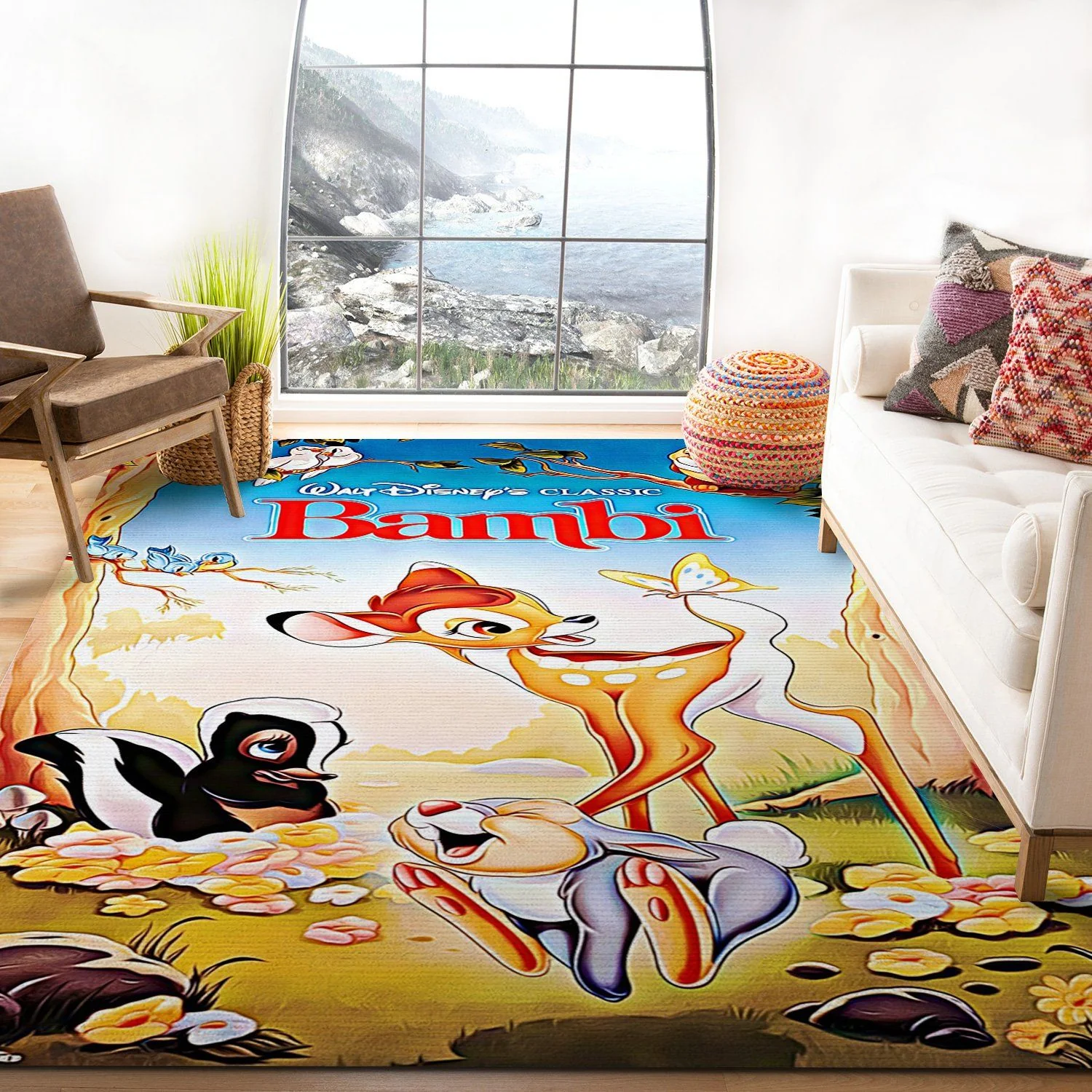 Disney Bambi Rug Custom Size And Printing