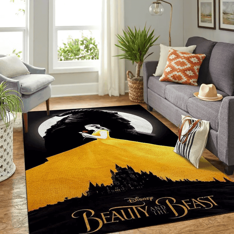 Disney Beauty And The Beast Living Room Area No5941 Rug
