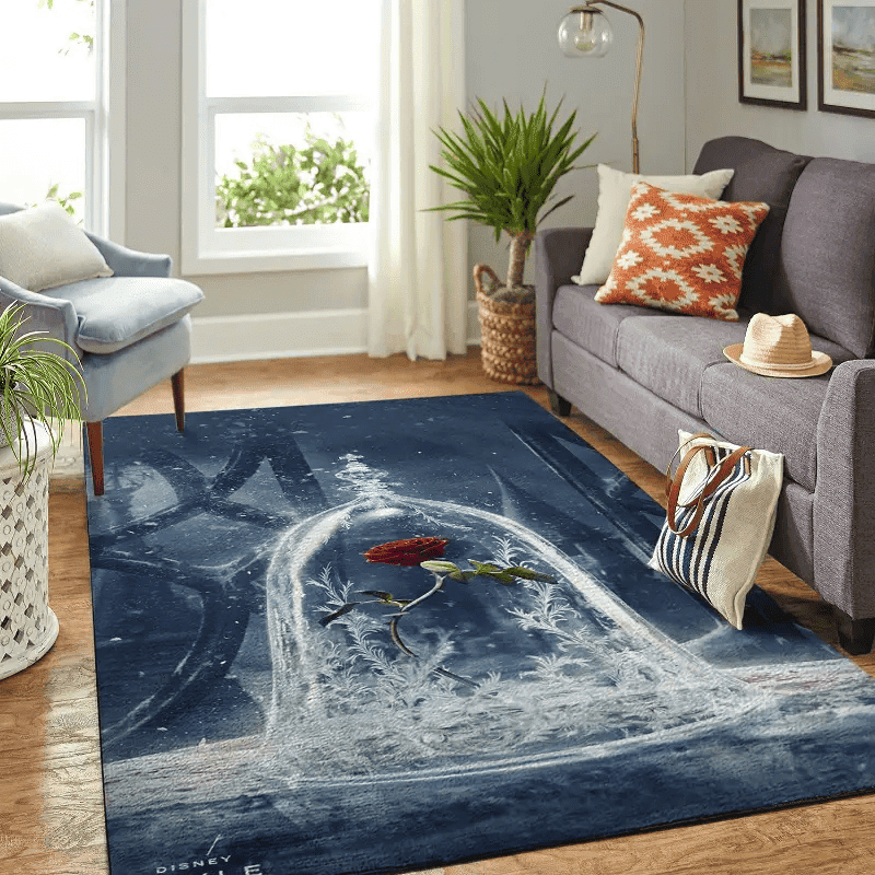 Disney Beauty And The Beast Living Room Area No5946 Rug