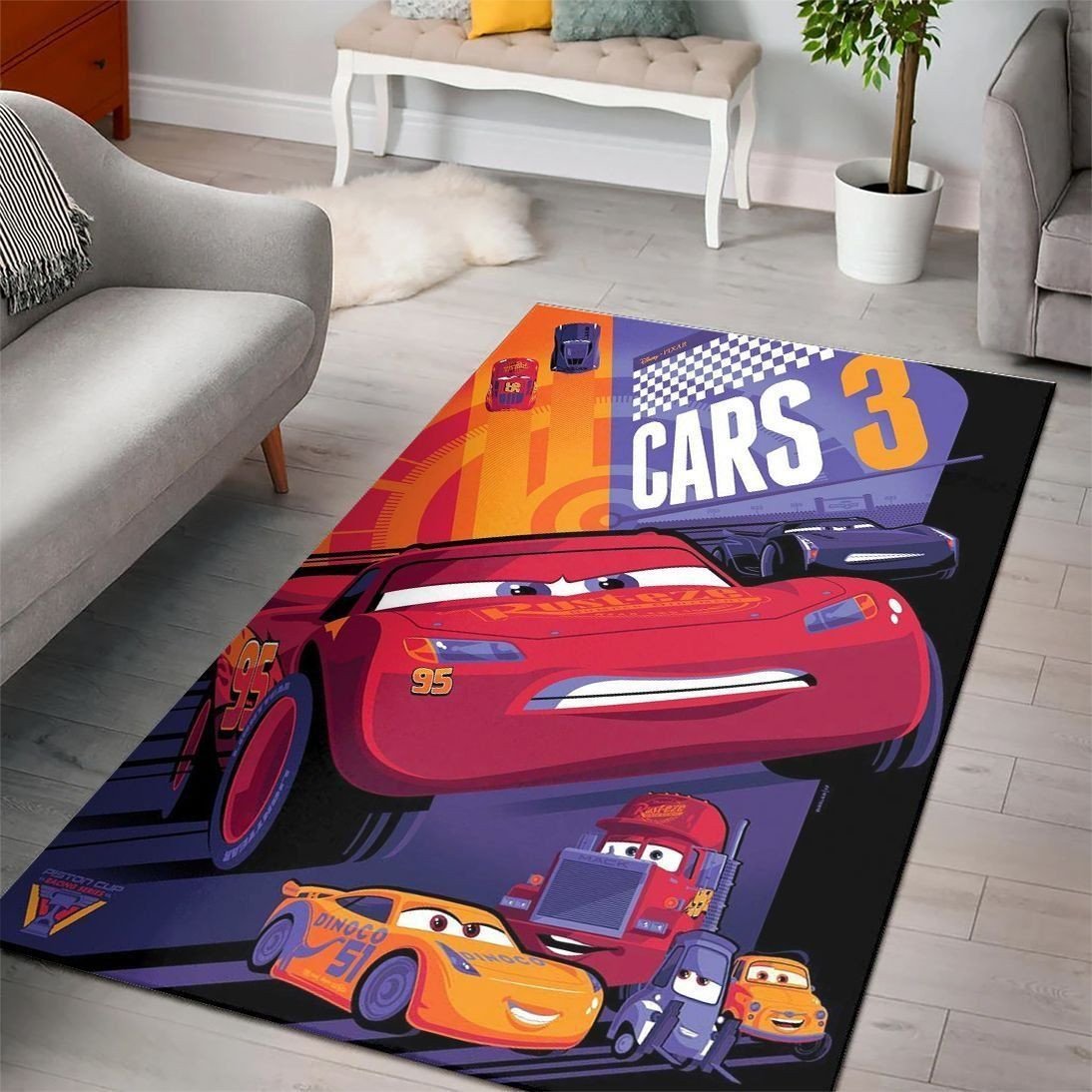 Disney Cars 12 Area Rug Living Room And Bed Room Rug Gift Us Decor