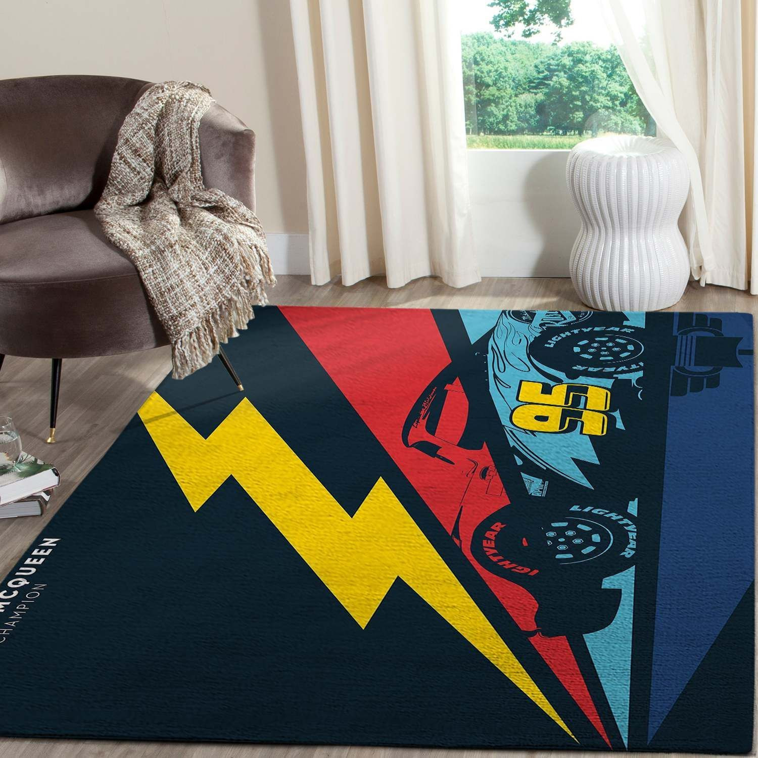 Disney Cars 9 Area Rug Living Room And Bed Room Rug Gift Us Decor