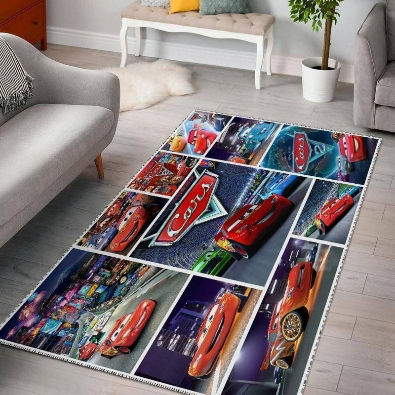 Disney Cars Area Rug Living Room Rug Home Decor Floor Decor