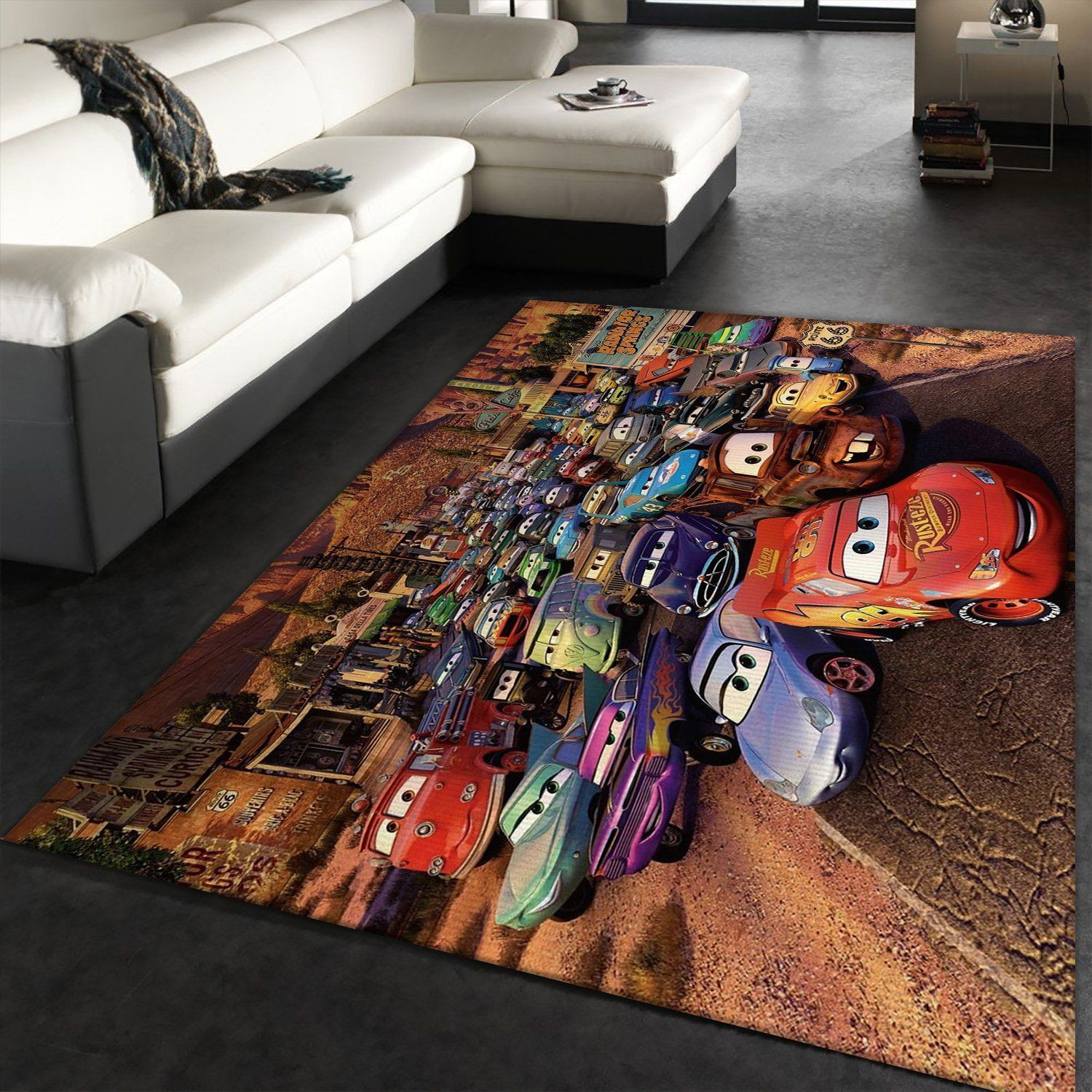Disney Cars Rug - Custom Size And Printing