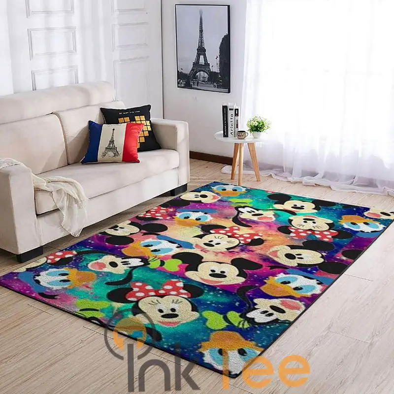 Disney Cartoon Characters Living Room Area 4104 Rug