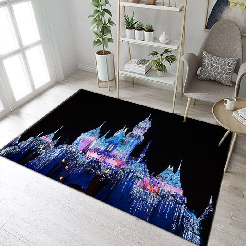 Disney Castle 1 Area Rug Living Room And Bed Room Rug Gift Us Decor