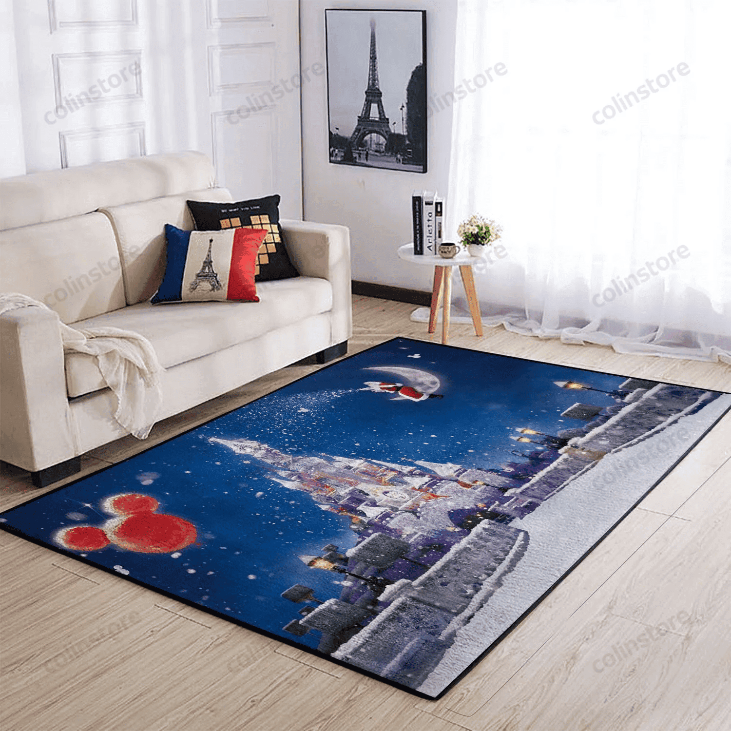 Disney Castle Area Rug Chrismas Gift