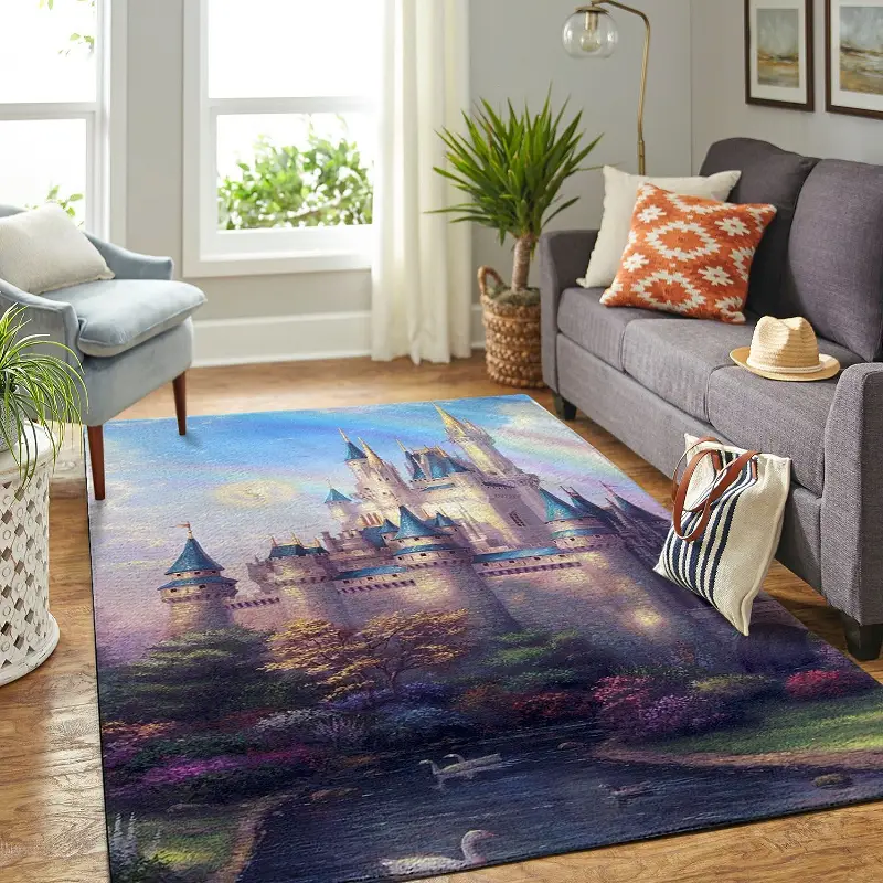 Disney Castle Living Room Area No6002 Rug