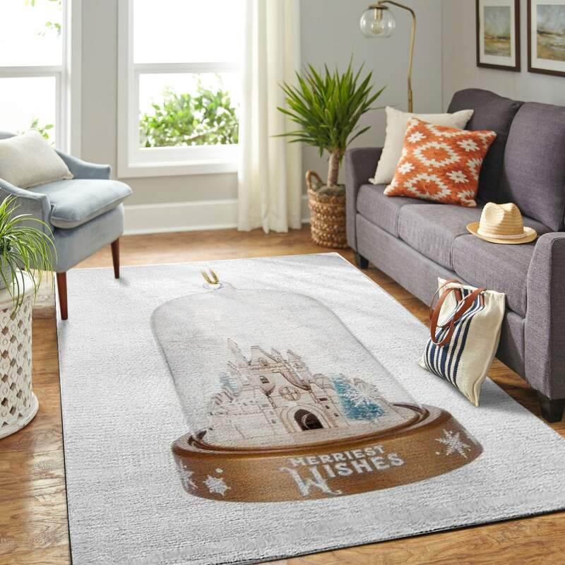 Disney Castle v2 Living Room Area Rug