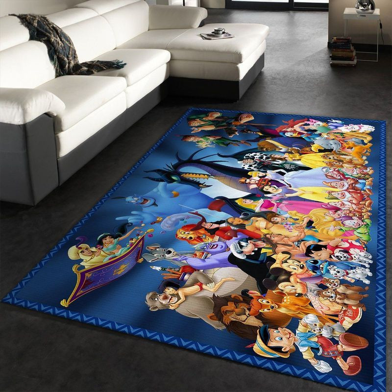 Disney Characters 4 Area Rug Living Room And Bed Room Rug Christmas Gift Us Decor