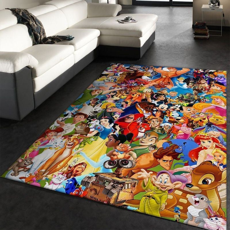 Disney Characters 9 Area Rug Living Room And Bed Room Rug Gift Us Decor