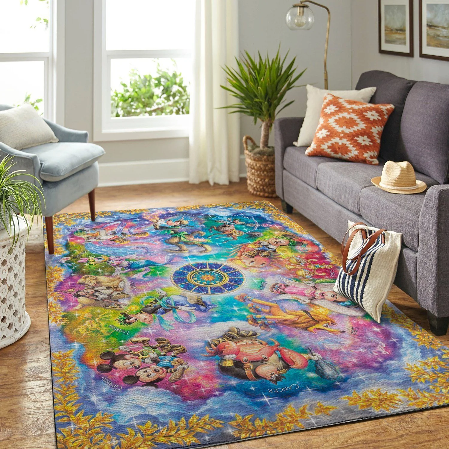 Disney Characters Area Rug Area Rug Rug Living Room Rug Home Decor