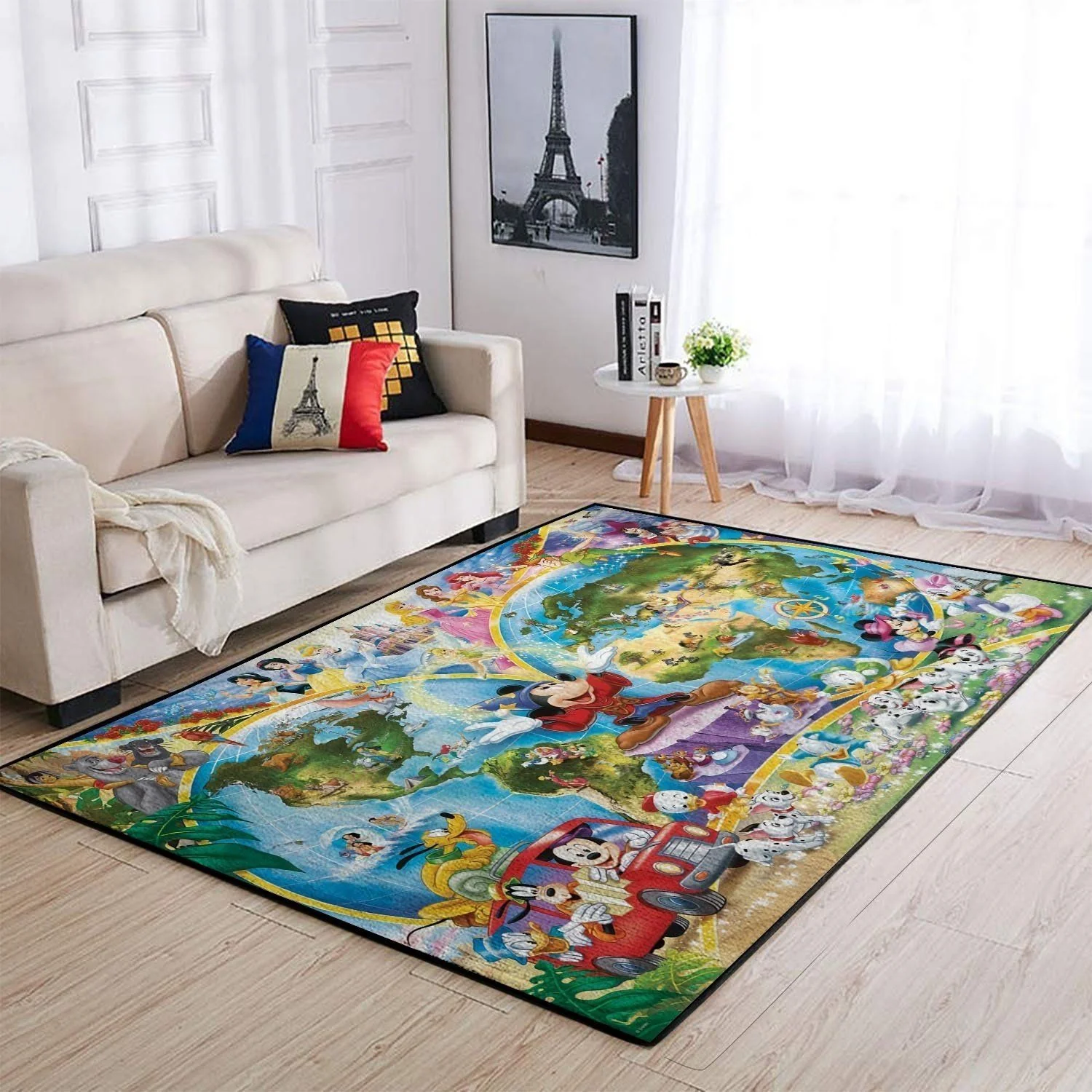 Disney Characters Area Rug Floor Decor Area Rug Rug Living Room Rug Home Decor