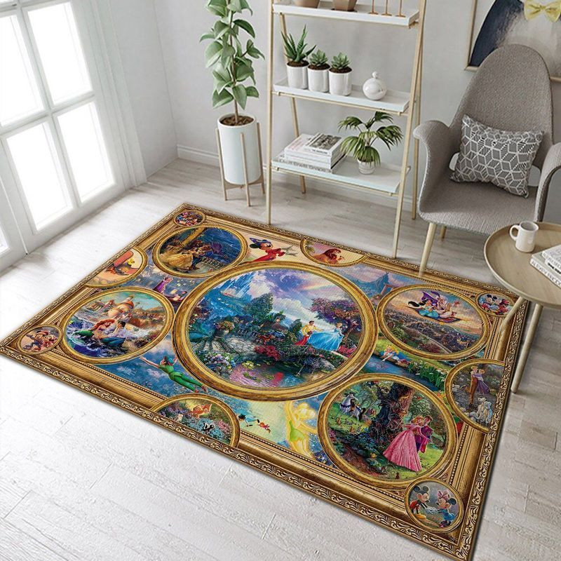 Disney Characters X Area Rug Living Room Rug Home Decor Floor Decor