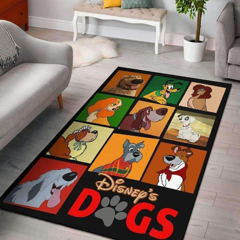 Disney Dog 1 Area Rug Carpet Living Room And Bedroom Rug Family Gift Us Decor
