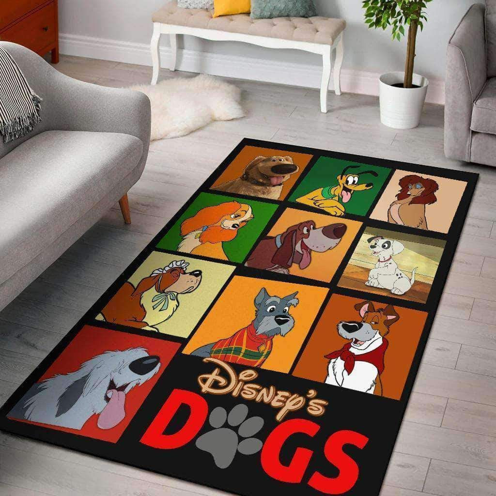 Disney Dog Area Area Rug Rug Living Room Rug Home Decor