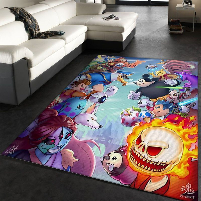 Disney Evolutions All Stars Area Rug Living Room And Bed Room Rug Christmas Gift Us Decor