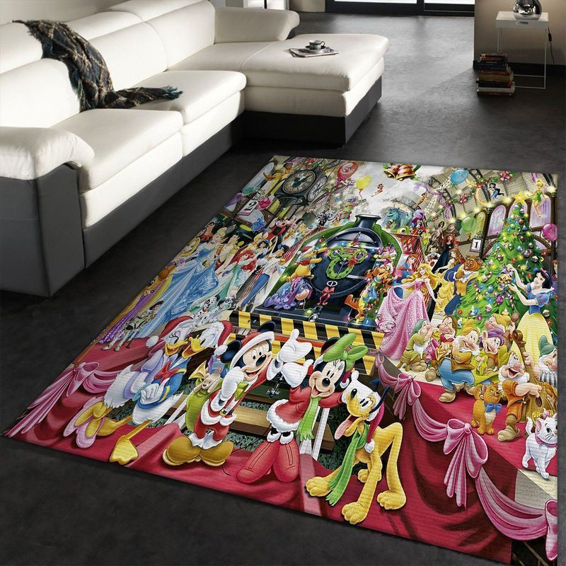 Disney family Area Rug Living Room And Bed Room Rug Gift Us Decor