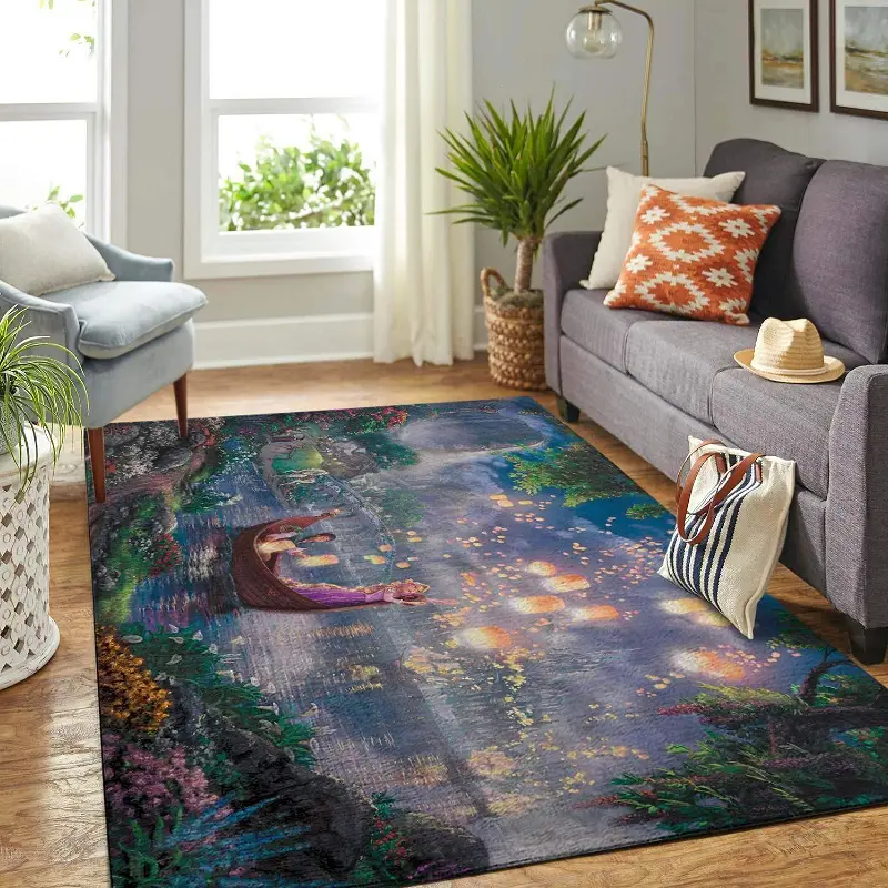 Disney Fans Rapunzel And Flynn Rider Area Limited Edition Sku 262916 Rug