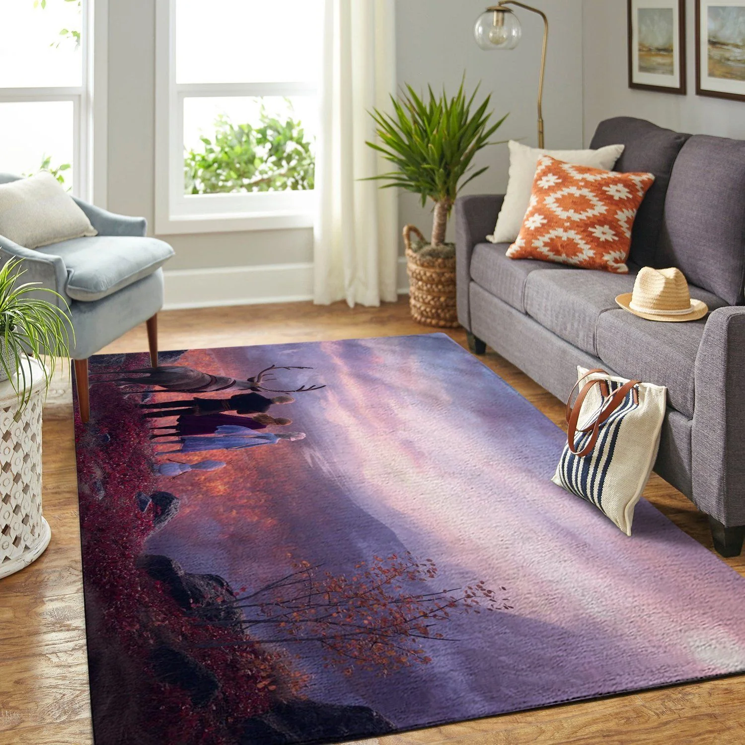 Disney Frozen Area Rug Rug Living Room Rug Home Decor