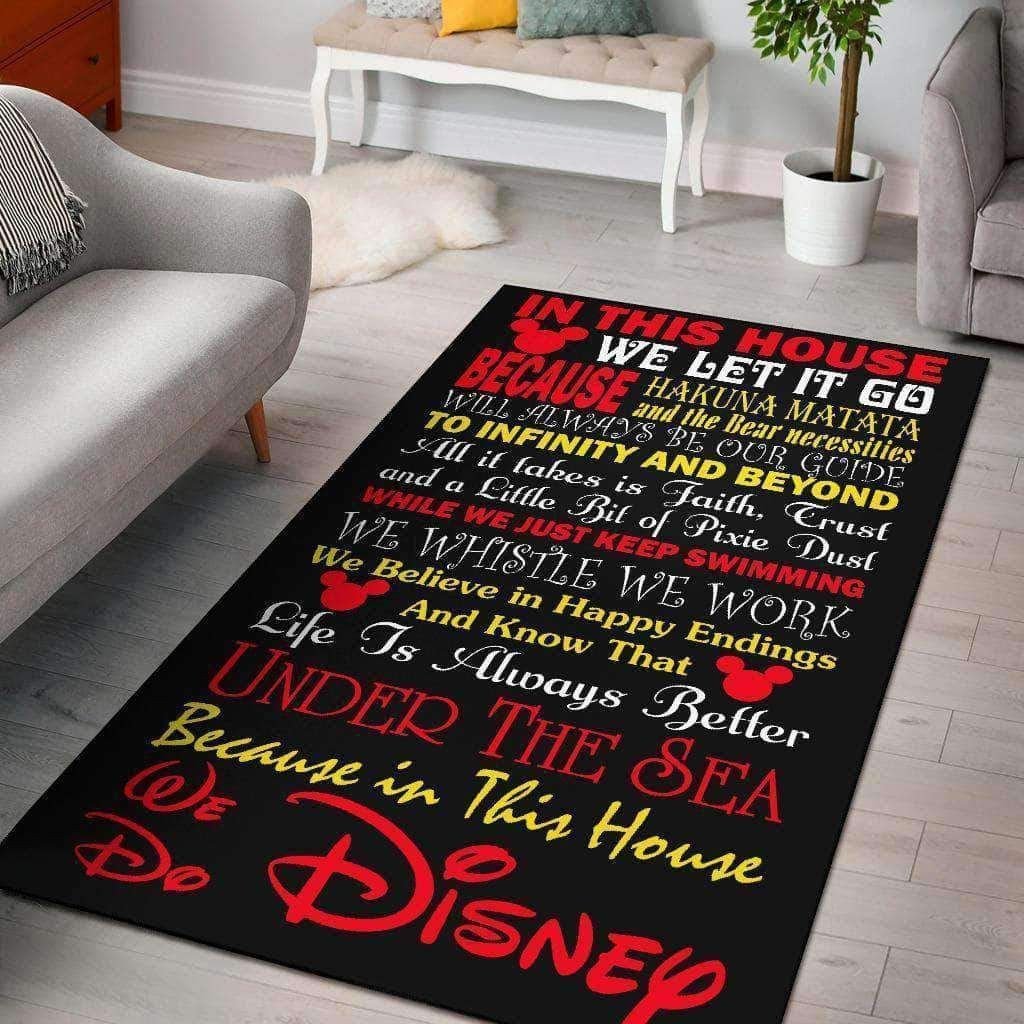 Disney House Area Rugs