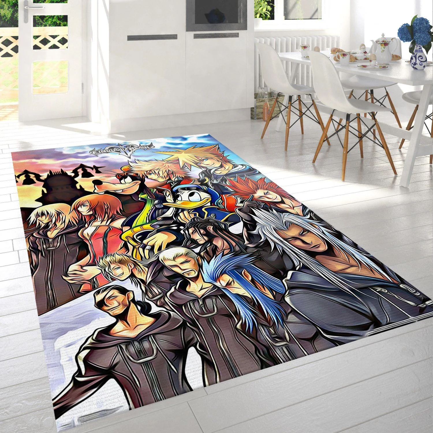 Disney Kingdom Hearts Rug Custom Size And Printing